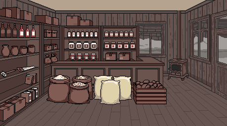 Shop interior